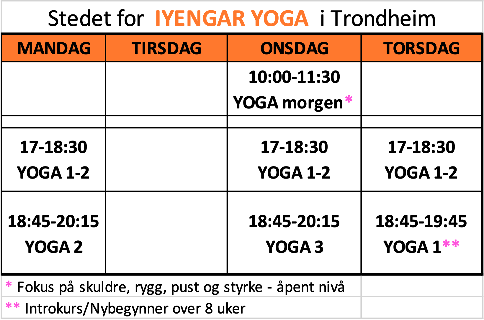 Høst 2026_nett Iyengar yoga Trondheim